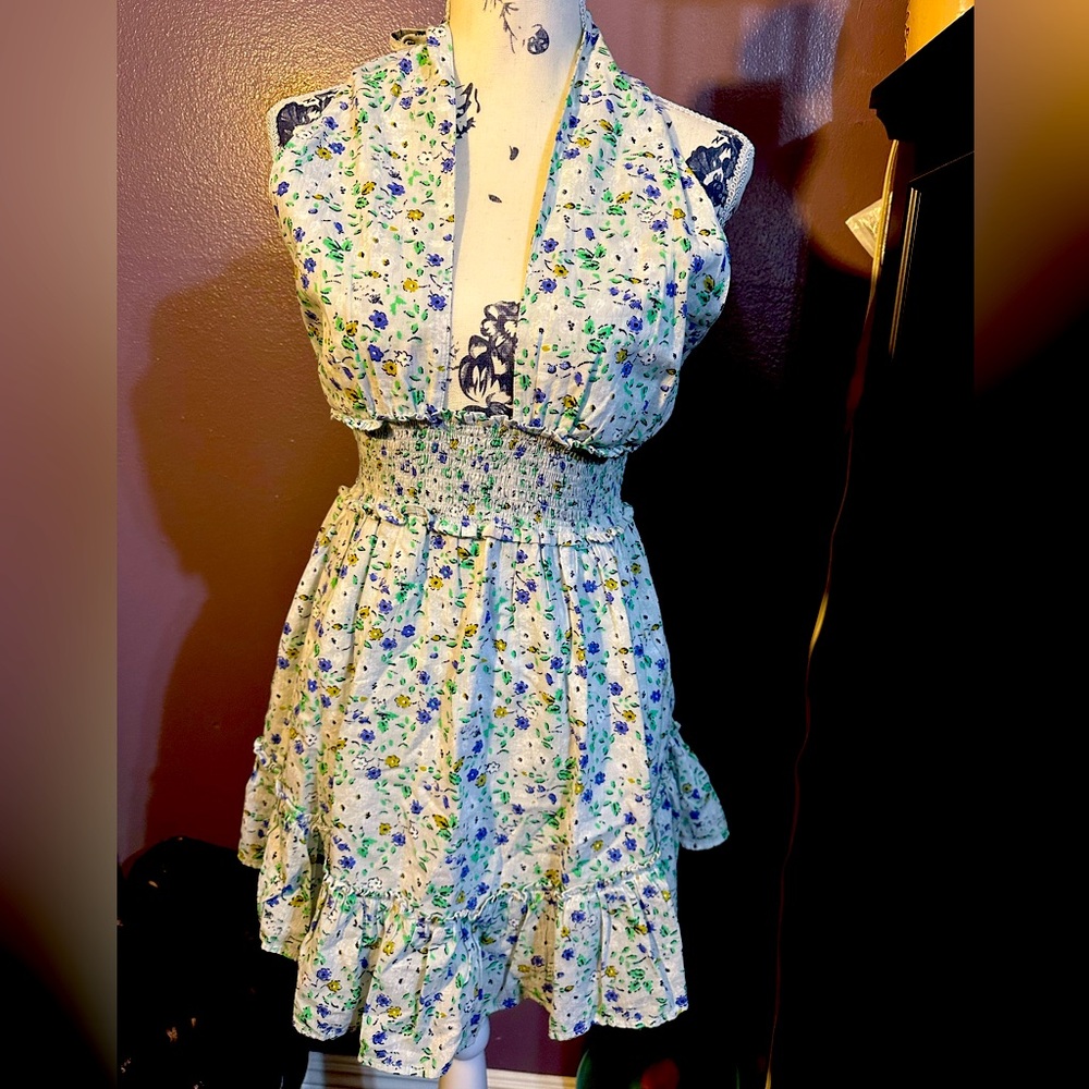 Halter summer dress.